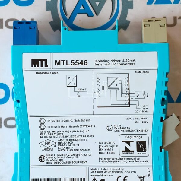 1PC MTL5546Y MTL Isolating Driver Safety Barrier