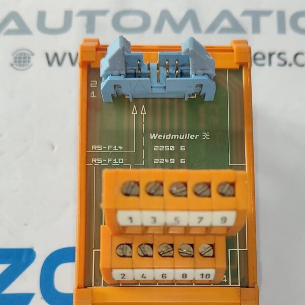 WEIDMULLER 412888-4 TERMINAL BLOCK INTERFACE MODULE 2249 6 / 2250 6 | USED