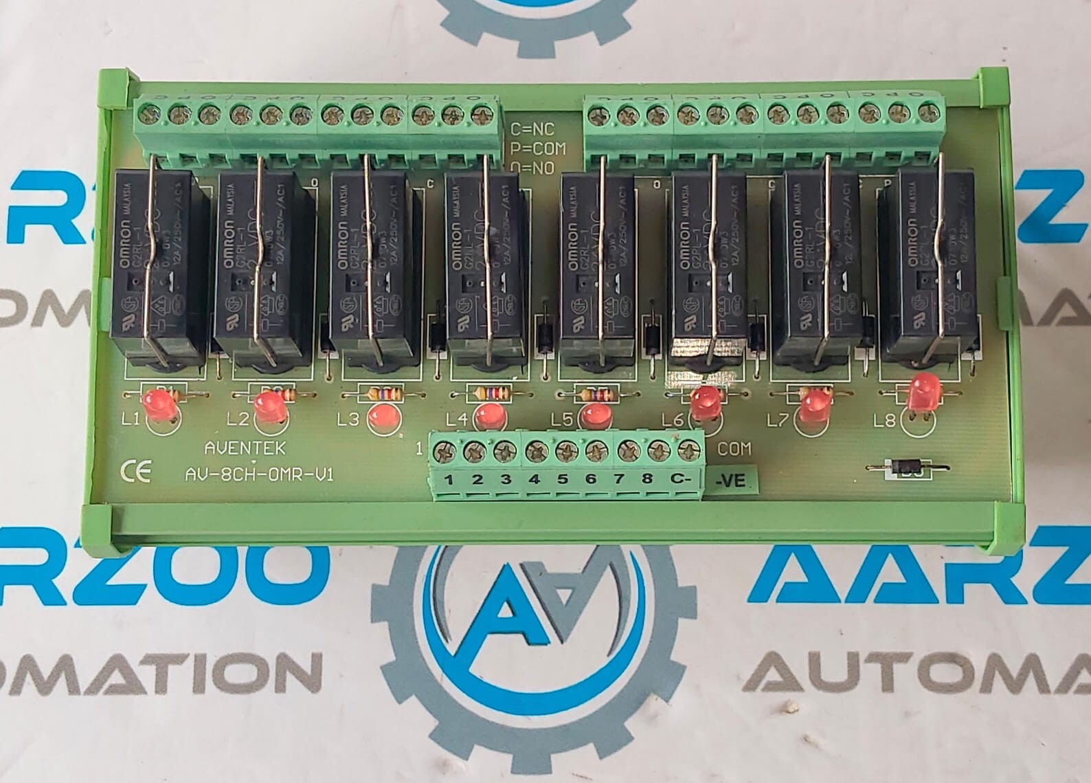 1PC Used AVENTEK AV-8CH-OMR-V1 Relay Module | Industrial Automation ...