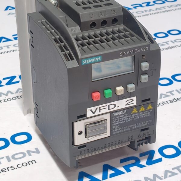 1PC SIEMENS SINAMICS V20 6SL3210-5BE13-7UV0 3AC 400V 0.37kW 0.5 HP DRIVE USED